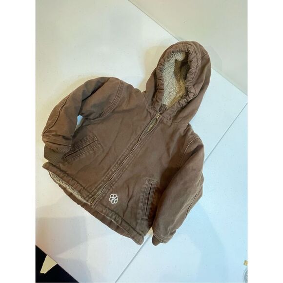 Berne 18 months brown Sherpa lined winter jacket - Picture 1 of 5